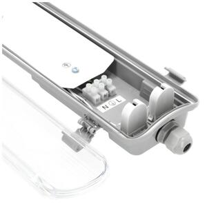Lampada tecnica fluorescente HERMIC T8 2xG13/18W/230V IP65