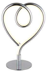 Globo 28054C - Lampada da tavolo LED AMORE LED/6W/230V cromo lucido