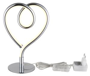 Globo 28054C - Lampada da tavolo LED AMORE LED/6W/230V cromo lucido