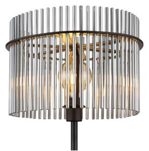 Globo 15698S - Lampada con piedistallo GORLEY 1xE27/60W/230V nero