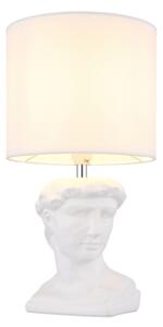 Globo 21732W - Lampada da tavolo HERMES 1xE14/40W/230V bianco