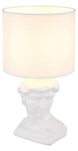Globo 21732W - Lampada da tavolo HERMES 1xE14/40W/230V bianco