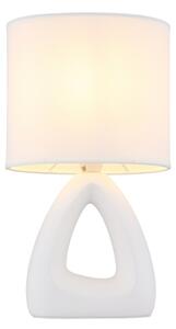 Globo 21731W - Lampada da tavolo TRIANGLE 1xE14/40W/230V bianco