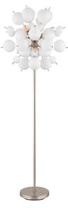 Globo 15633SO - Lampada con piedistallo UDO 6xE14/25W/230V bianco