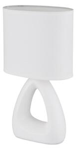 Globo 21731W - Lampada da tavolo TRIANGLE 1xE14/40W/230V bianco