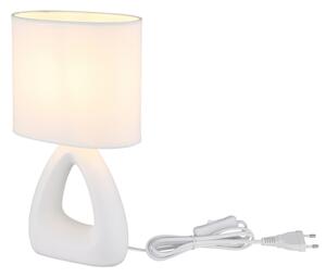 Globo 21731W - Lampada da tavolo TRIANGLE 1xE14/40W/230V bianco