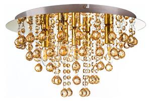 Globo 63040545 - Plafoniera LONDON 5xE14/40W/230V diametro 46 cm oro