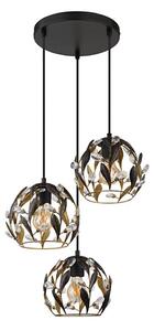 Globo 15759-3HR - Lampadario a sospensione con filo MIKA 3xE27/40W/230V diametro 41 cm