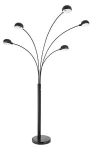Globo 58228NB - Lampada con piedistallo SEYMOUR 5xE14/40W/230V nero