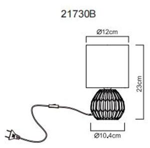 Globo 21730B - Lampada da tavolo SYLAS 1xE14/40W/230V blu