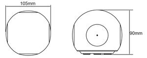 Globo 34312 - Applique da esterno SLICE LED/4,5W/230V IP54