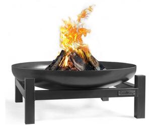 Braciere PANAMA 60 cm in Acciaio Naturale - Spessore 2mm, Altezza 29cm, Fatto a Mano, Alta Qualit�, Made in Europe