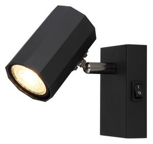 Globo 57918-1B - Faretto da parete JAMES 1xGU10/25W/230V nero