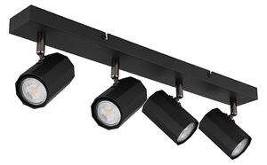 Globo 57918-4B - Faretto JAMES 4xGU10/25W/230V nero