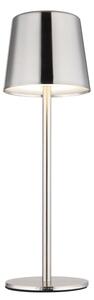 Globo 58482N-LED Lampada da tavolo dimmerabile a sfioramento ricaricabile VANCOUVER 2W/3,7V 2200mAh cromato lucido