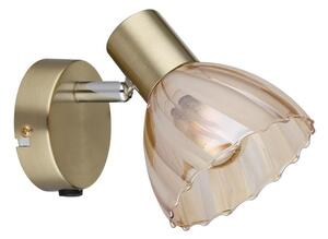 Globo 54315M-1 - Faretto da parete ZACHERY 1xE14/40W/230V oro