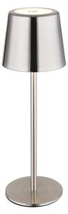 Globo 58482N-LED Lampada da tavolo dimmerabile a sfioramento ricaricabile VANCOUVER 2W/3,7V 2200mAh cromato lucido