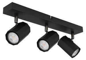 Globo 57918-3B - Faretto JAMES 3xGU10/25W/230V nero