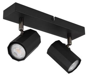 Globo 57918-2B - Faretto JAMES 2xGU10/25W/230V nero