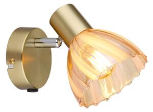 Globo 54315M-1 - Faretto da parete ZACHERY 1xE14/40W/230V oro