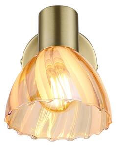 Globo 54315M-1 - Faretto da parete ZACHERY 1xE14/40W/230V oro