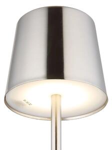 Globo 58482N-LED Lampada da tavolo dimmerabile a sfioramento ricaricabile VANCOUVER 2W/3,7V 2200mAh cromato lucido