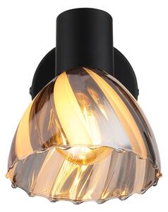 Globo 54315S-1 - Faretto da parete ZACHERY 1xE14/40W/230V nero