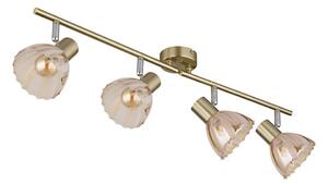 Globo 54315M-4 - Faretto ZACHERY 4xE14/40W/230V oro