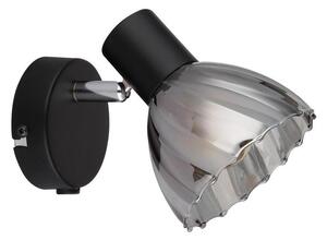 Globo 54315S-1 - Faretto da parete ZACHERY 1xE14/40W/230V nero