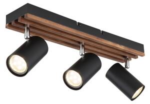 Globo 57909-3 - Faretto KAYDEN 3xGU10/25W/230V nero