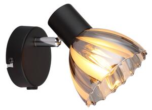 Globo 54315S-1 - Faretto da parete ZACHERY 1xE14/40W/230V nero