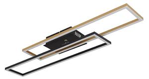 Globo 67208-30G -Plafoniera LED DAKARI 30W/230V 3000K 60x80 cm nero/oro