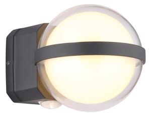 Globo 34157 - Applique a LED da esterno ILLI LED/12W/230V IP54 nero