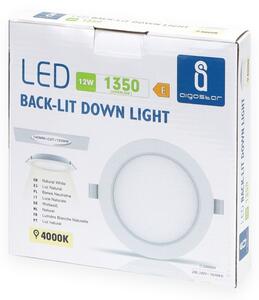 Aigostar - Lampada LED da incasso LED/12W/230V 4000K diametro 17,5 cm bianco