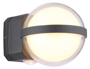 Globo 34157 - Applique a LED da esterno ILLI LED/12W/230V IP54 nero
