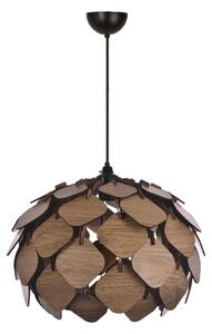 Lampadario a sospensione con filo 1xE27/40W/230V marrone