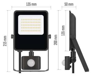 Faretto LED VISIO 30W 230V 4000K IP65 con sensore