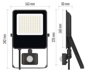 Faretto LED VISIO 50W 230V 4000K IP65 con sensore