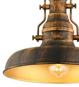 Lampadario a sospensione con catena 1xE27/40W/230V bronzo