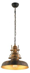 Lampadario a sospensione con catena 1xE27/40W/230V bronzo