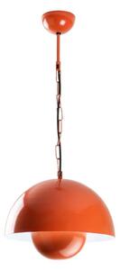 Lampadario a sospensione con filo KURE 1xE27/40W/230V arancione