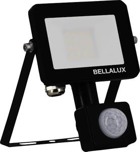 Proiettore LED BELLALUX, 10 W, 4000 K, 900 lm, bianco neutro, IP65, con sensore di movimento, nero