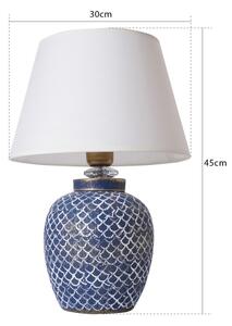 Lampada da tavolo 1xE27/40W/230V blu