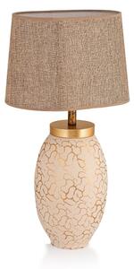 Lampada da tavolo 1xE27/40W/230V beige/oro