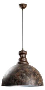 Lampadario a sospensione con filo KURE 1xE27/40W/230V diametro 40 cm grigio