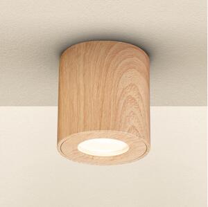 Brilagi -Luce Spot da bagno MIA 1xGU10/30W/230V 84x80 mm decorazioni in rovere IP44