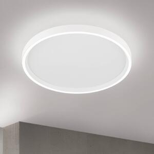 ORION Plafoniera soffitto MASCA, dimmerabile, Bianco / Opale, Soggiorno / Sala da pranzo, Alluminio, Moderno, Plafoniera