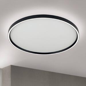 ORION Plafoniera soffitto MASCA, dimmerabile, Nero, Soggiorno / Sala da pranzo, Alluminio, Moderno, Plafoniera