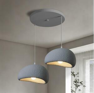BRILAGI - Lampada a sospensione su cavo WABI SABI 2xE27/60W/230V grigia