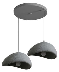 BRILAGI - Lampadario a cavo WABI SABI 2xE27/60W/230V grigio